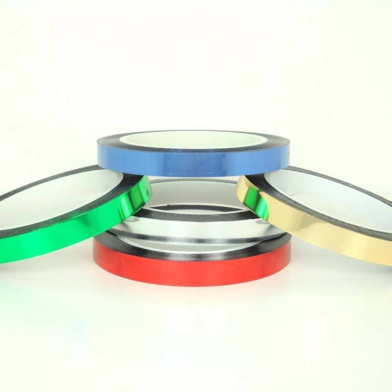Black Metalized Polyester Film Tapes [96 Rolls] C227