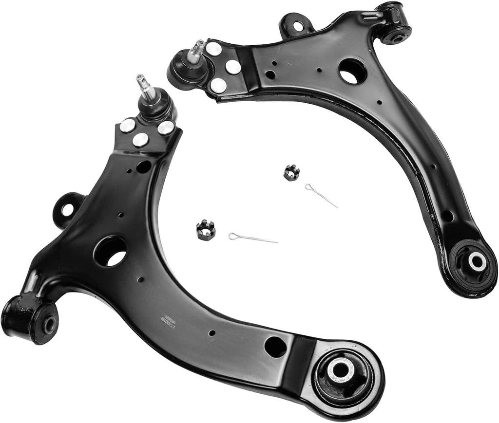 10pc Front Lower Control Arms with Ball Joints Sway Bars Tie Rods Set C511017