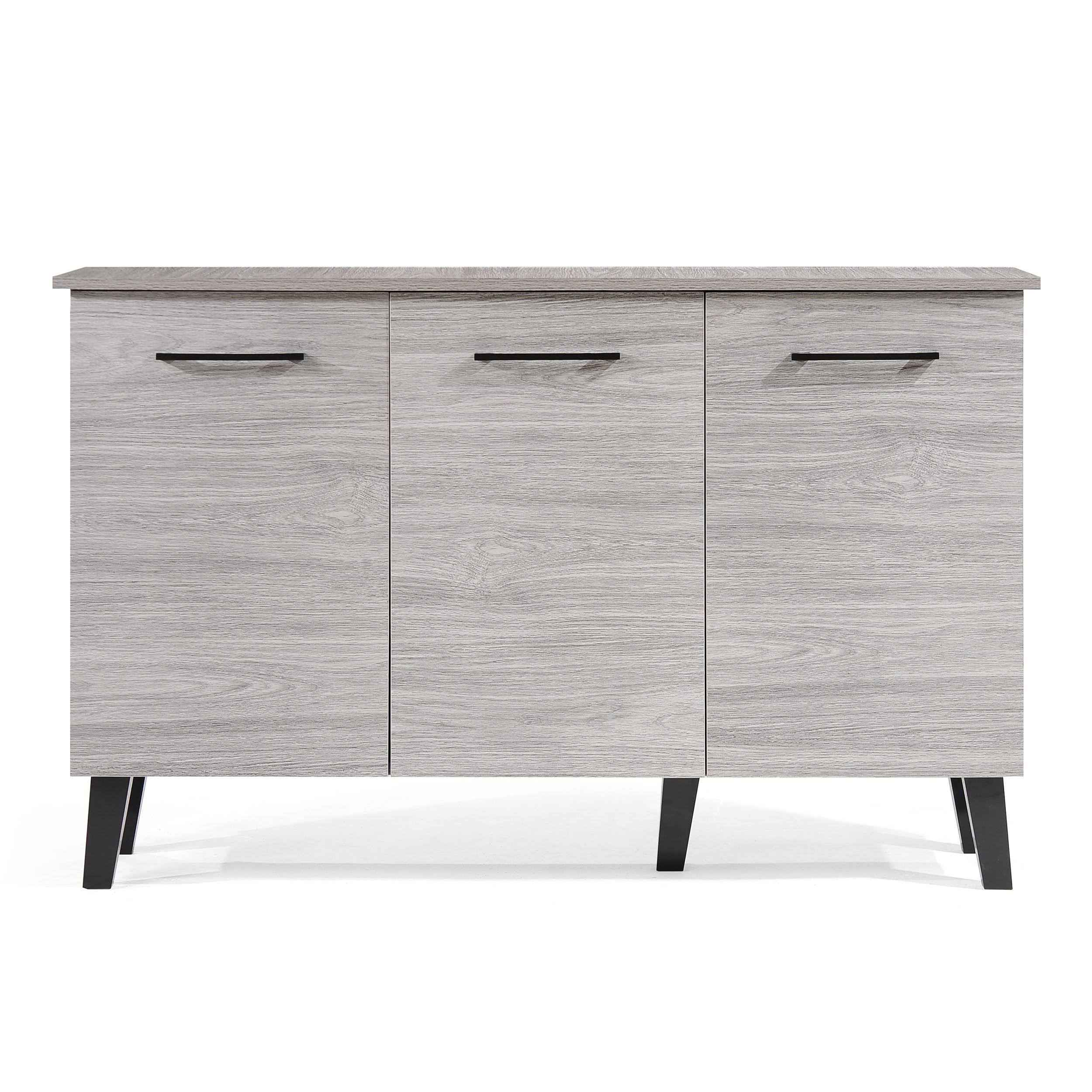 Gray Oak Fiberboard Cabinet N830