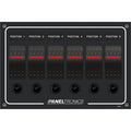 Waterproof Panel with 6-Position Illuminated Rocker Switch and Circuit Breaker F90181