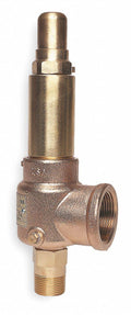 Pop Safety Valve, 1-1/4 x 1-1/2, 125Psi A79982