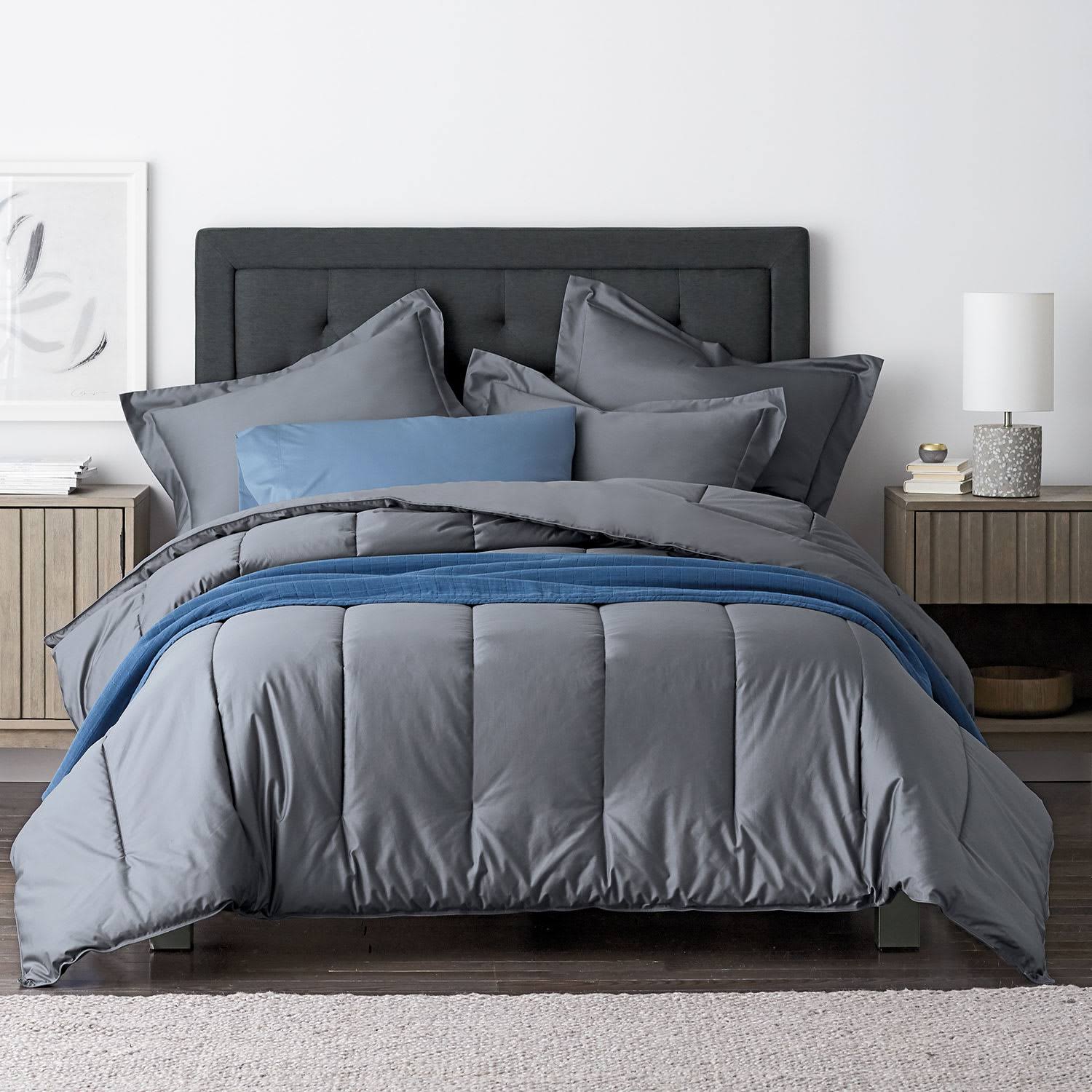 Twin Cotton Sateen Comforter U9186