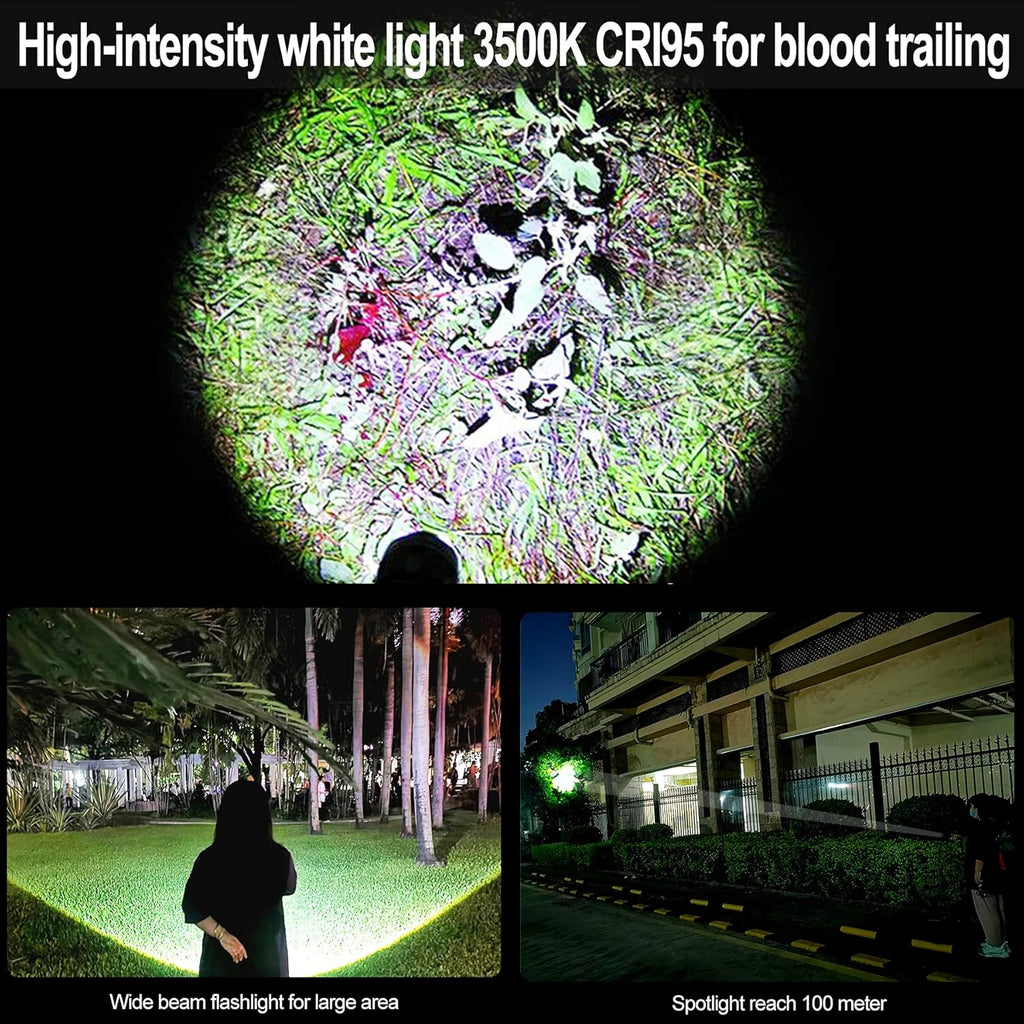 Rechargeable 4 Color in 1 Tactical Flashlight G58464
