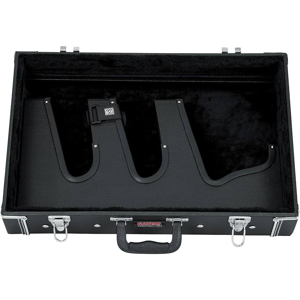 Black Pedal Board Guitar Stand Case E3852