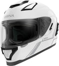 Glossy White Full Face Bluetooth Helmet H920620