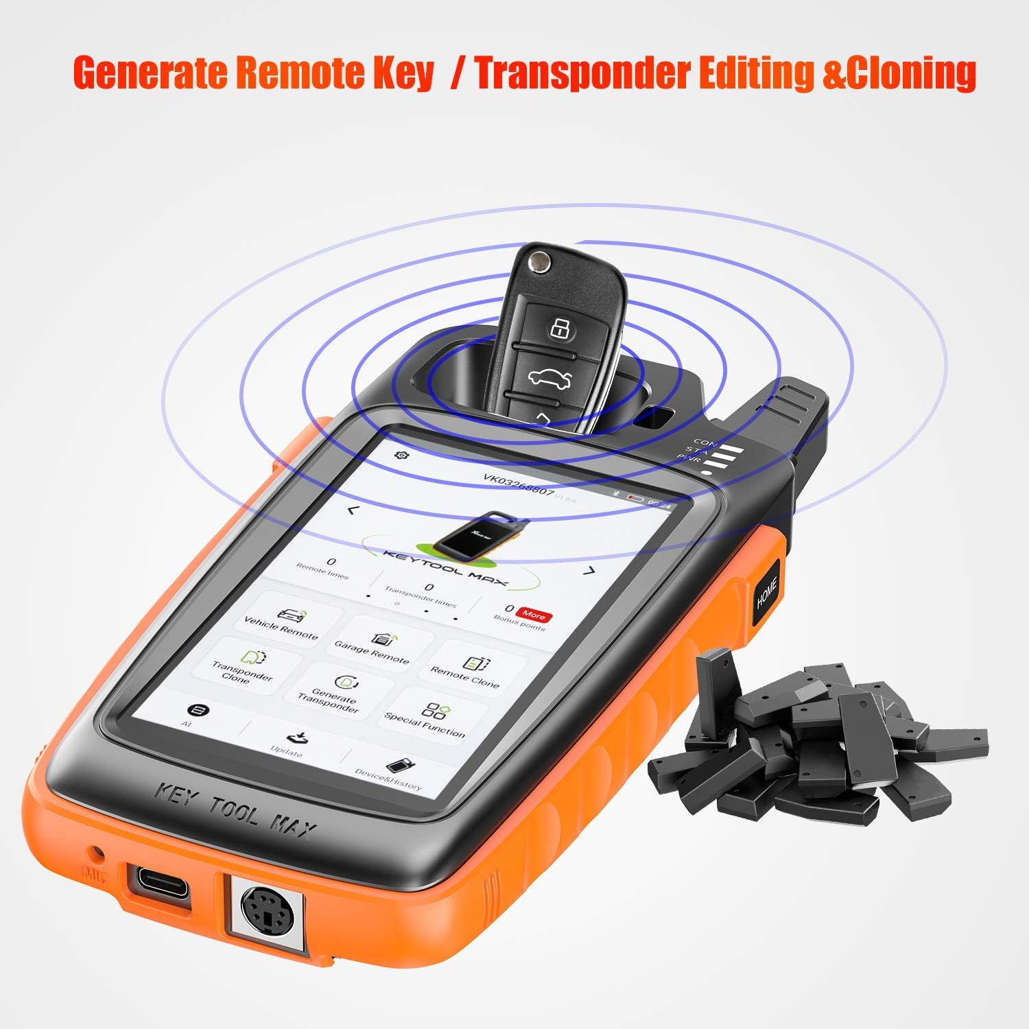 Car Key Tool MAX Bluetooth Remote and Chip Generator U764740