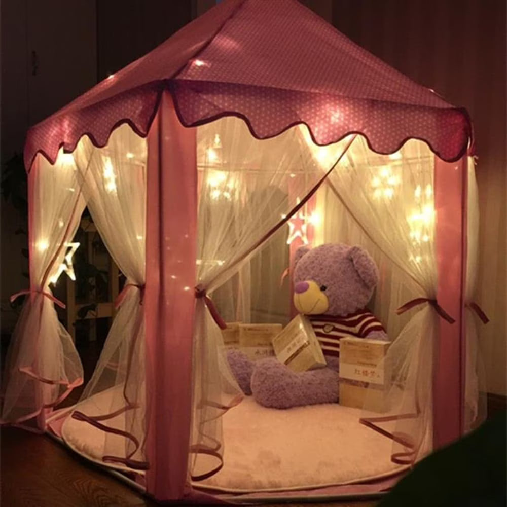 Hexagon Indoor Play Tent with Multicolor Lights R115
