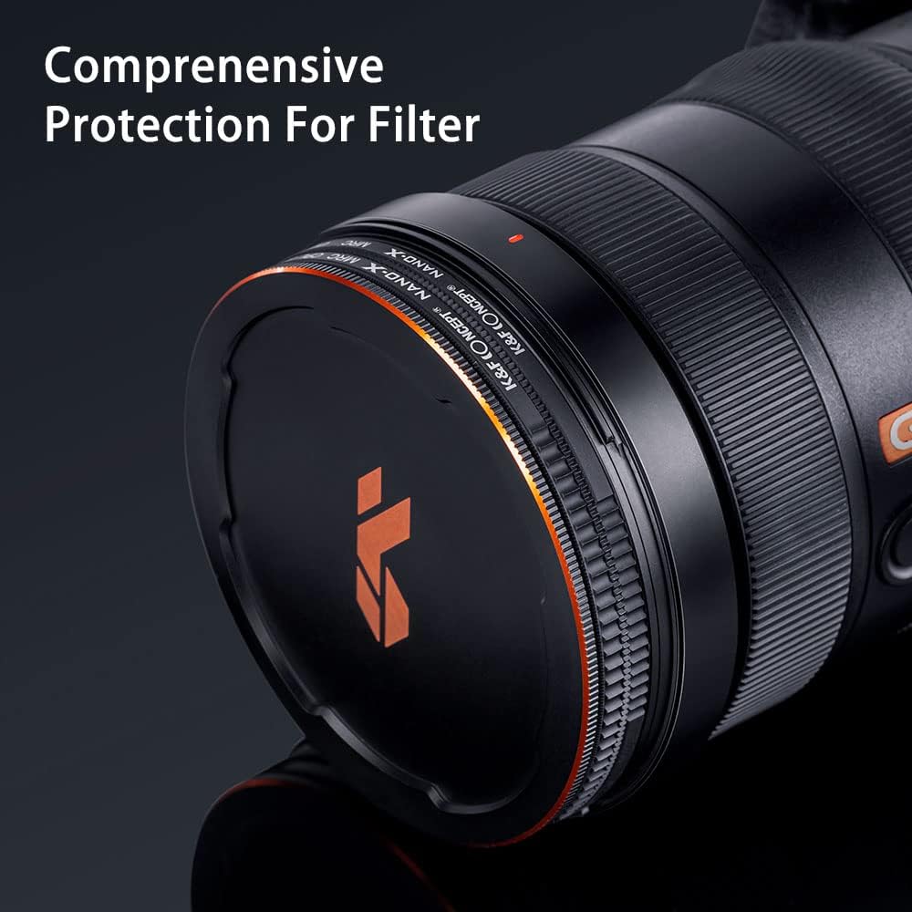 49mm Circular Polarizer & MC UV Filter Kit 2 pcs with Lens Cap K944