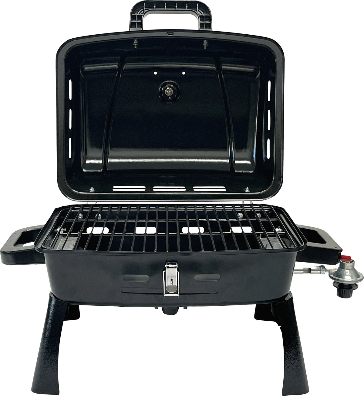 Portable 1 Burner Propane Grill with Interchangeable Griddle Plate I868872