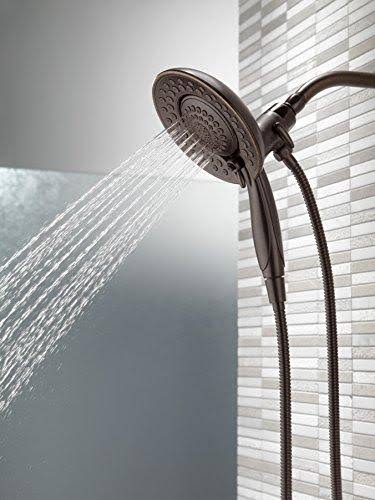 5-Spray Dual Hand Held Shower Head with Hose Venetian Bronze A242143