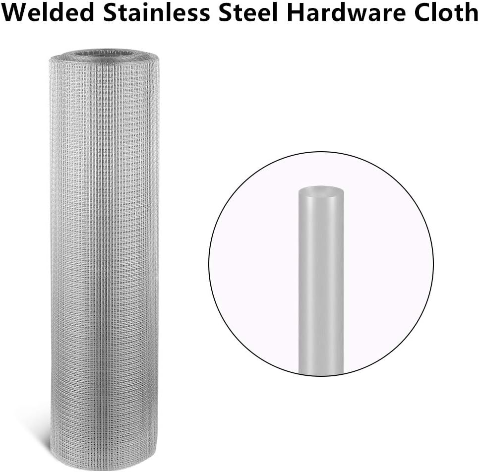 SS304 Stainless Steel Welded Wire Mesh 16 Gauge Hardware Cloth N234723