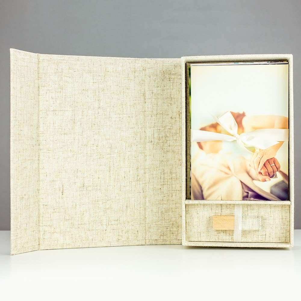 Light Gray Photo/USB Box 5"x7" 8GB USB Pack of 2 S439