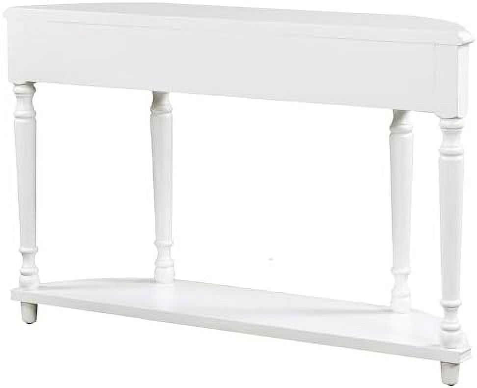 Navy Blue 3 Drawer Wood Console Table Z607872