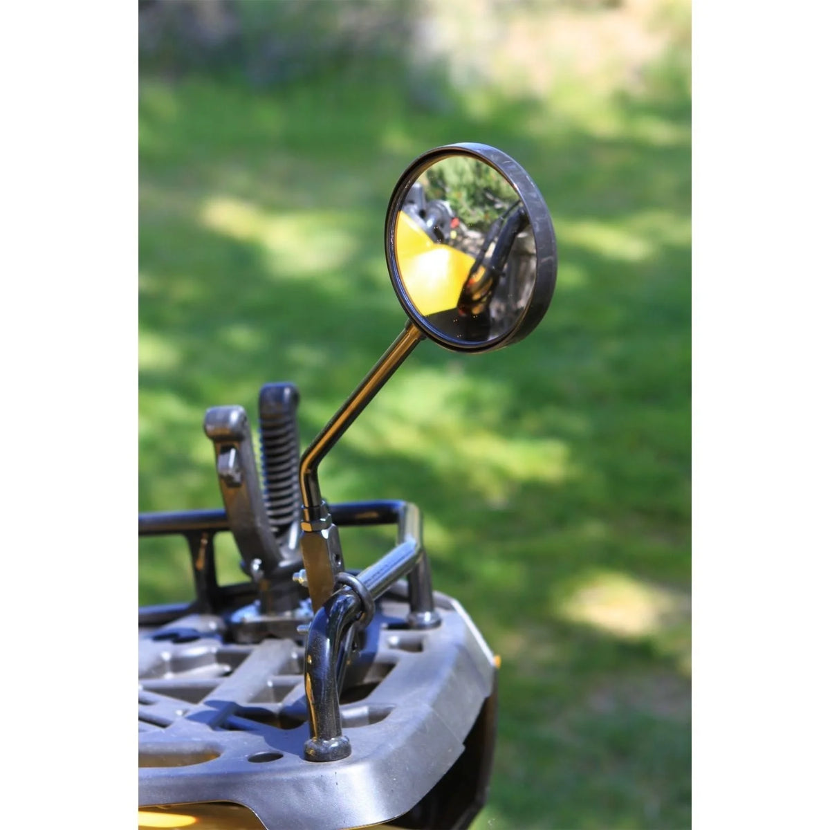 Black Rear View Mirror for ATV/UTV, Motorcycle, and Bike G5224