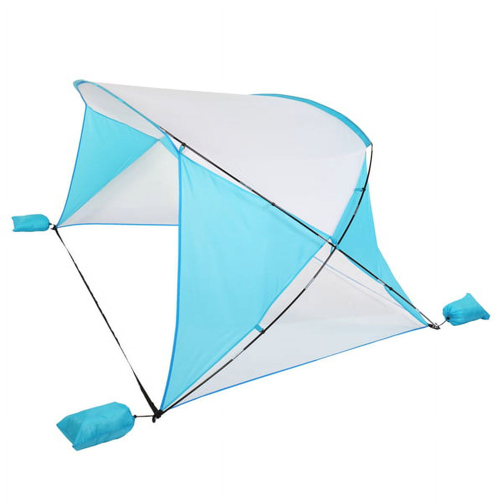Blue And White Polyester Beach Awning K408