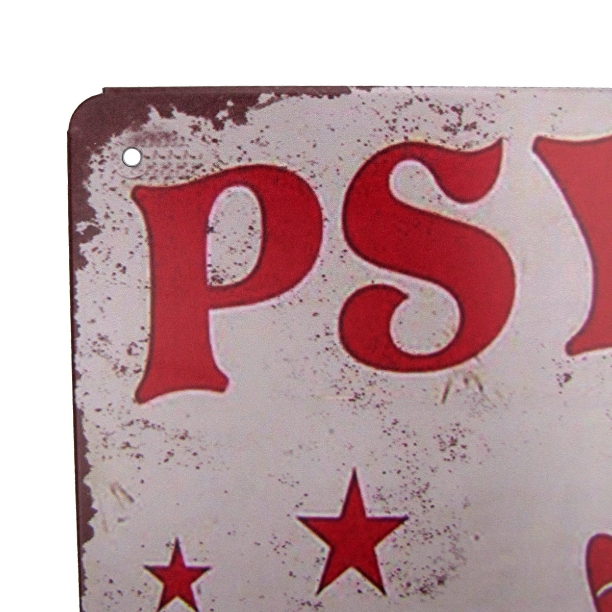Vintage Metal Psychic Hand Palm Reading Wall Sign Tin Plaque N25281