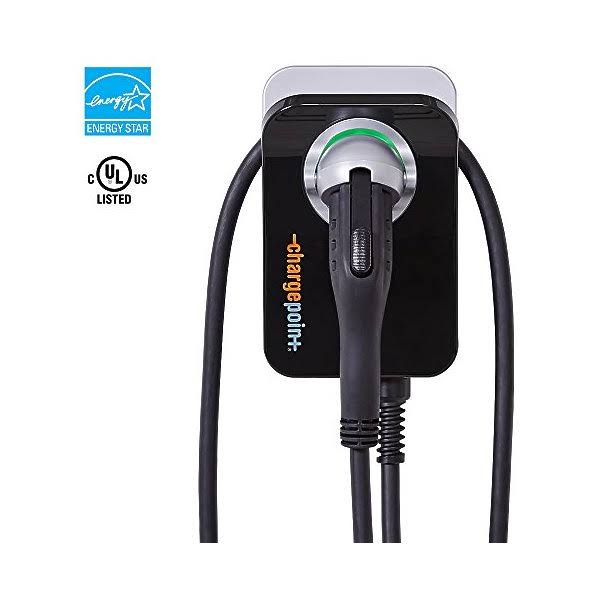 ChargePoint Home WiFi Enabled Electric Vehicle EV Charger - Level 2 EVSE 240 Volt 32 Amp Electric Car Charger UL Listed Energy D6939