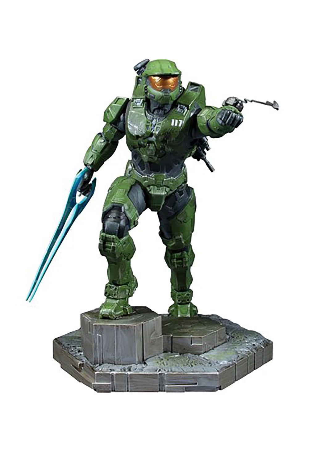 10 inches Green PVC Statue N3606