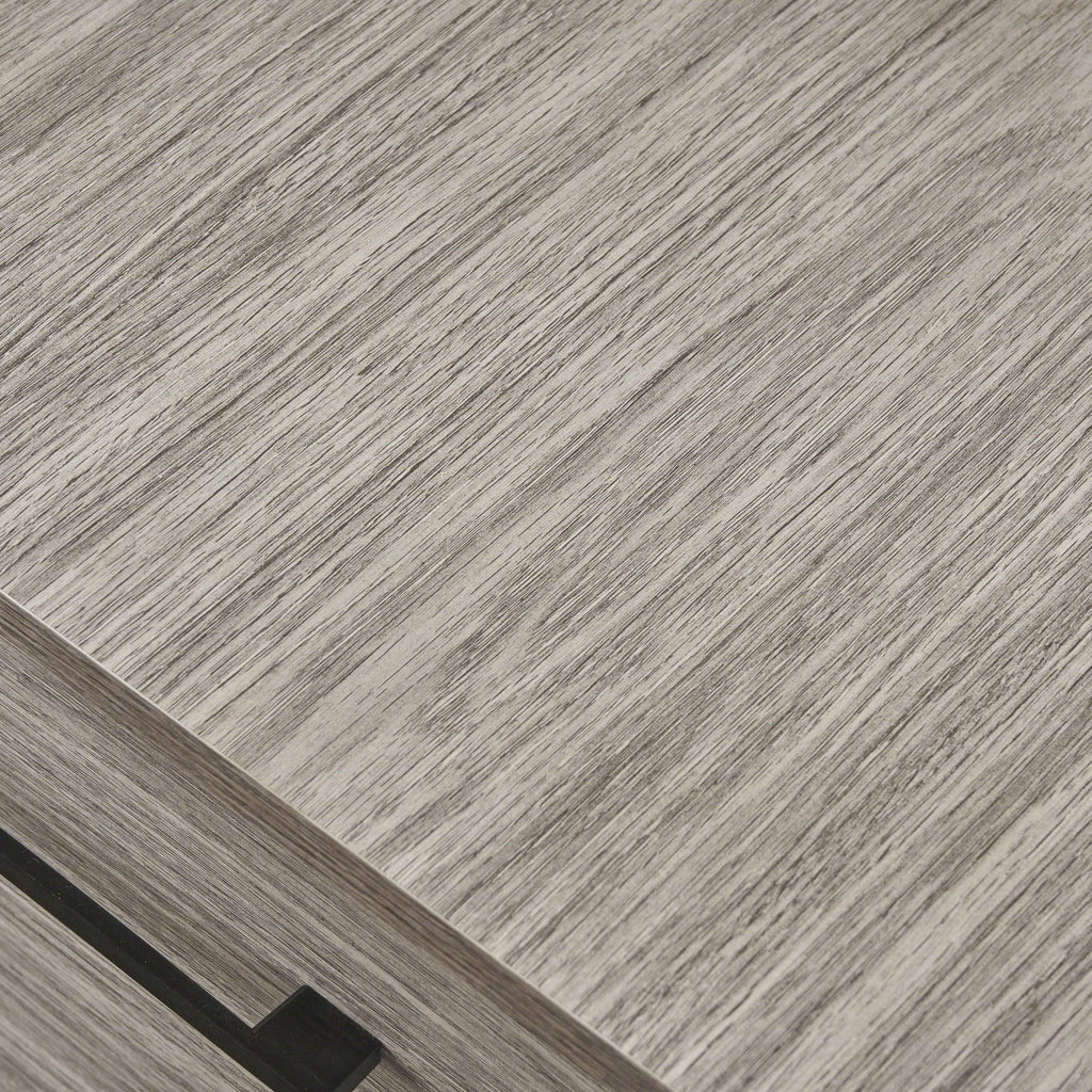 Gray Oak Fiberboard Cabinet N830