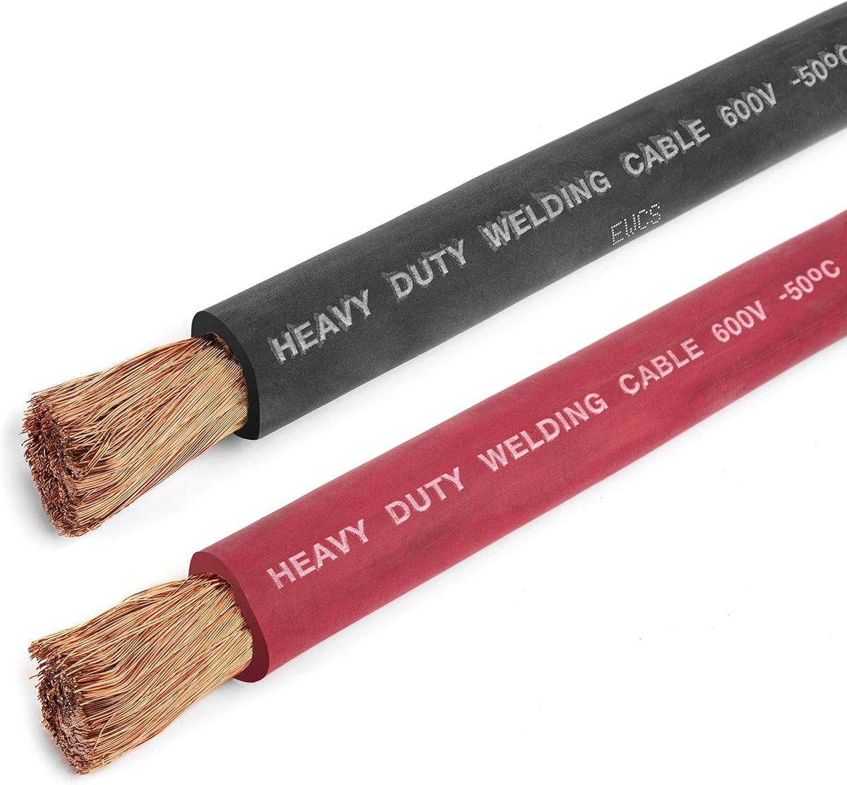 4/0 Gauge 15 Feet Black 15 Feet Red Combo 100% Copper Welding Cable 600 Volt F548