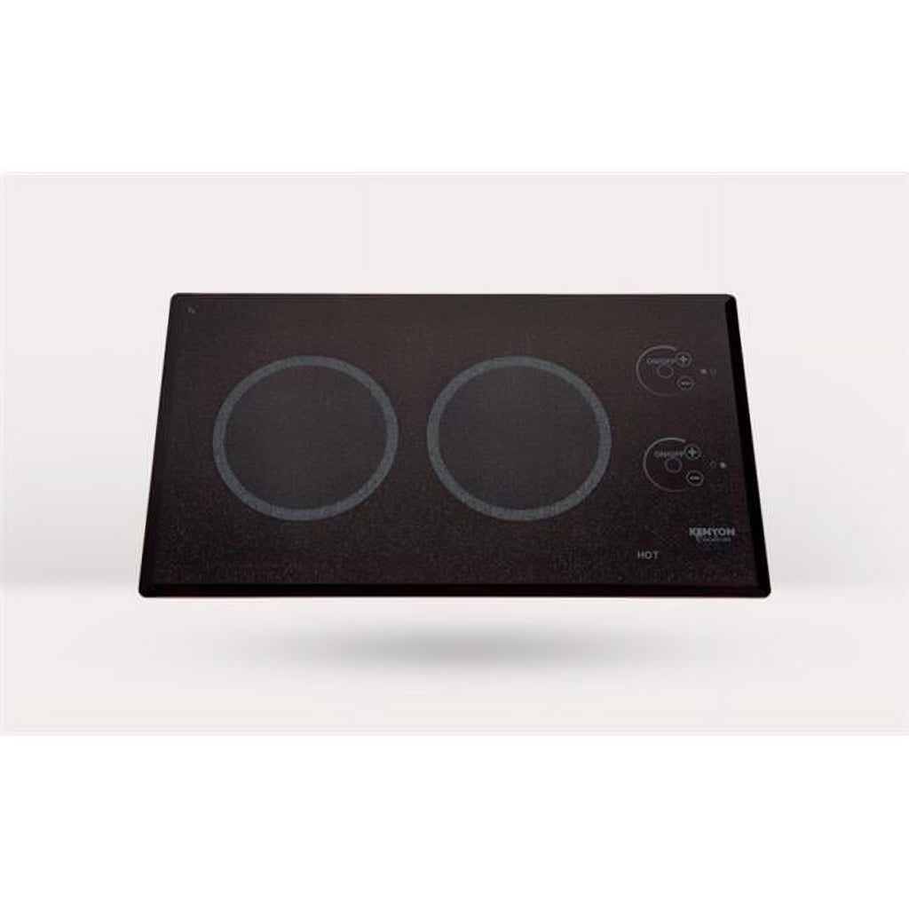 2-Burner 240V Black Touch Control Cooktop J869