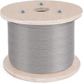 3/16 Inch 7x19 Stainless Steel Aircraft Cable Reel 500FT T316 Wire Rope J50990