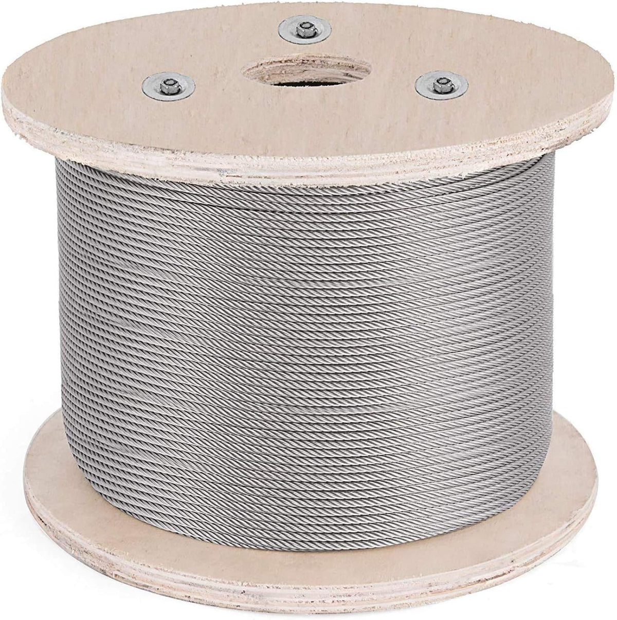 3/16 Inch 7x19 Stainless Steel Aircraft Cable Reel 500FT T316 Wire Rope J50990
