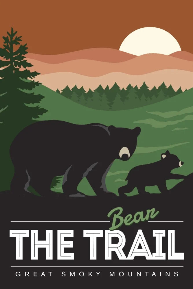 Bear the Trail Giclee Gallery Art Print Q9697