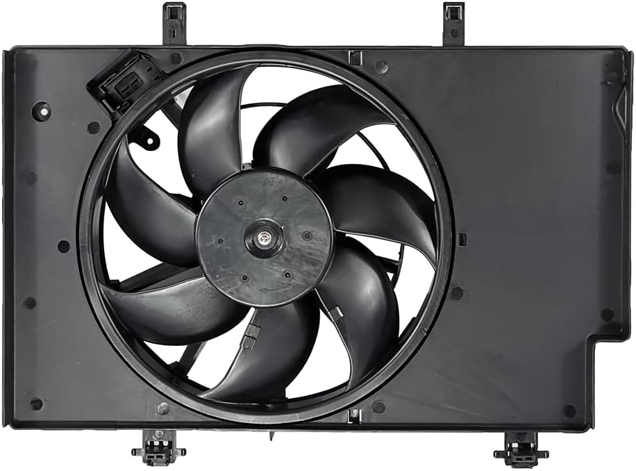 Replacement Engine Radiator Cooling Fan Assembly for Ford Fiesta L4 1.6L 2011-2019 Pack of 2 J307494