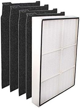 True HEPA Filter and 4 Carbon Pre-Filters Pack of 2 F710538