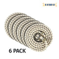 6 Pack 72-Inch Heavy Duty Bungee Cords with Metal Hooks P8434