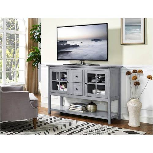 Aged Gray TV Cabinet O450747