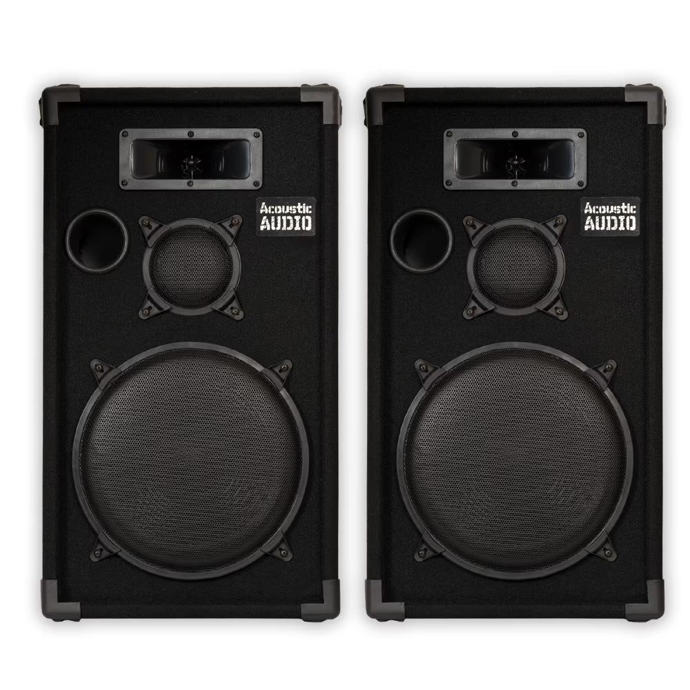 Passive 12" 3 Way PA Speaker Pair S53877