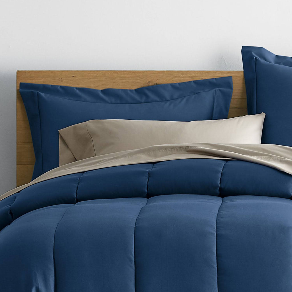 Twin Cotton Sateen Comforter U9186