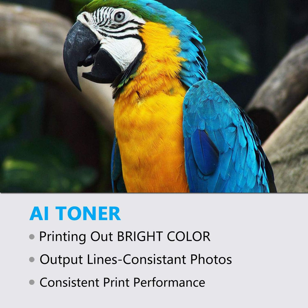 4 Pack Toner Cartridge Replacement for HP Color LaserJet Printers Q728624