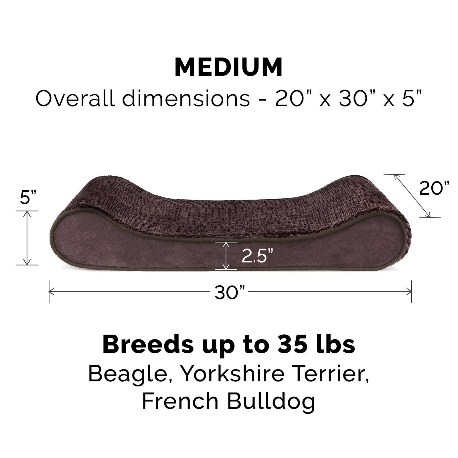 Jumbo Plus Memory Foam Velvet Dog Bed D987239