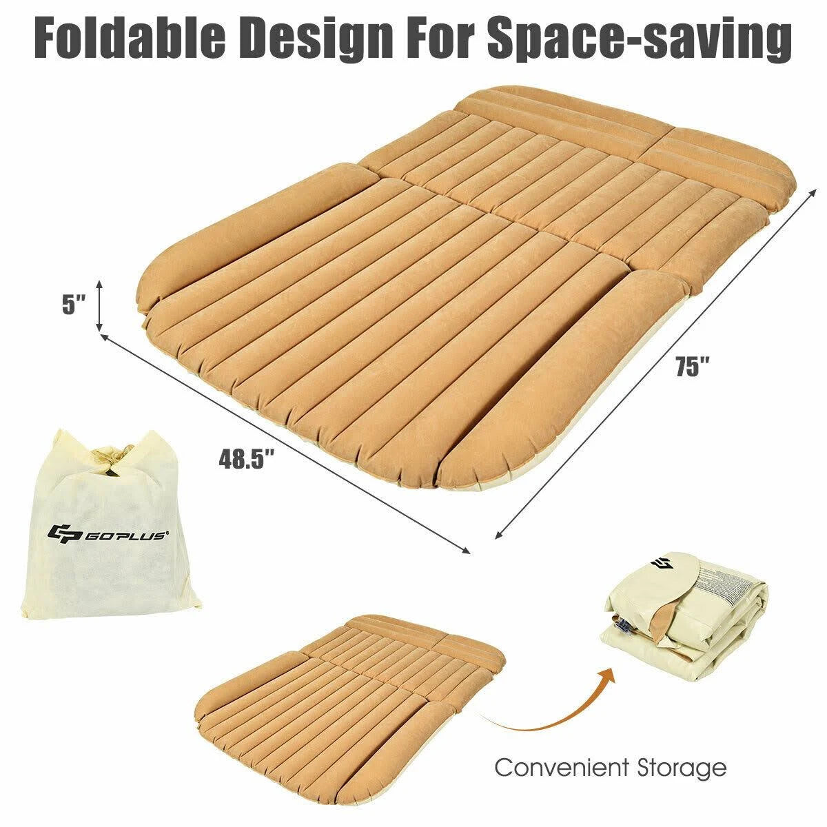 Inflatable SUV Air Backseat Mattress with Pump C475364