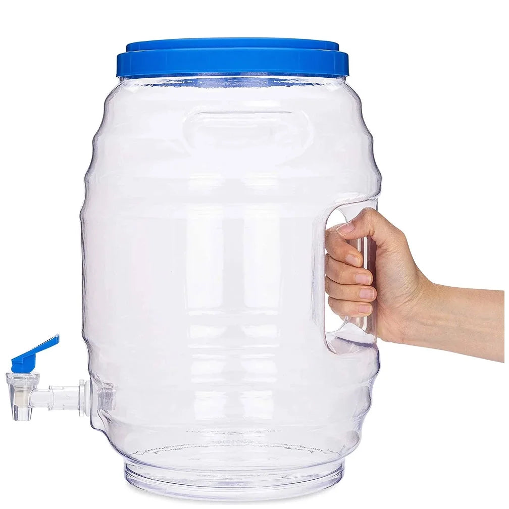 3 Gallon Plastic Water Dispenser Jug with Lid, BPA Free Y2955