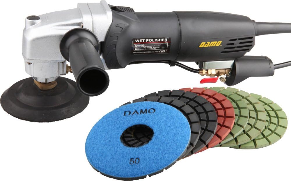 5" Variable Speed Wet Stone Polisher Grinder Kit K308345