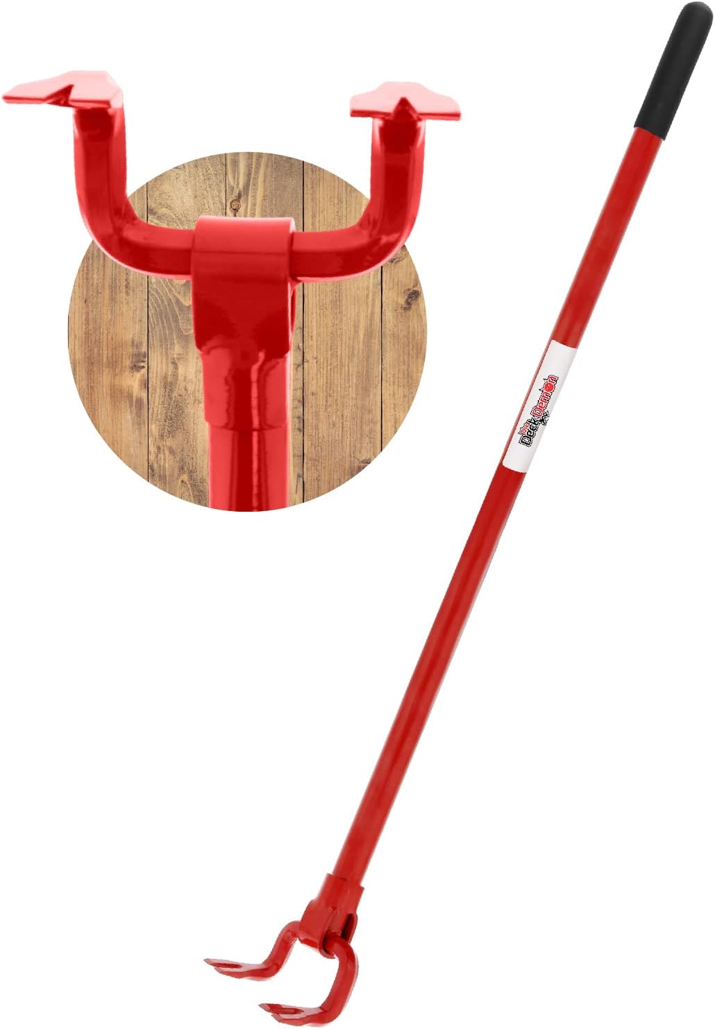 Red Steel Pallet Buster Deck Wrecker Tool, 44 Inch Non-Slip Handle, Pack of 2 C498258