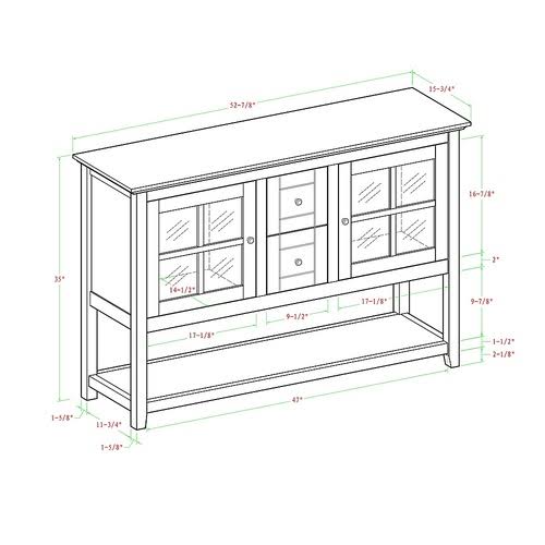 Aged Gray TV Cabinet O450747