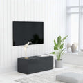 Gray Chipboard TV Cabinet Pack of 2 S228433