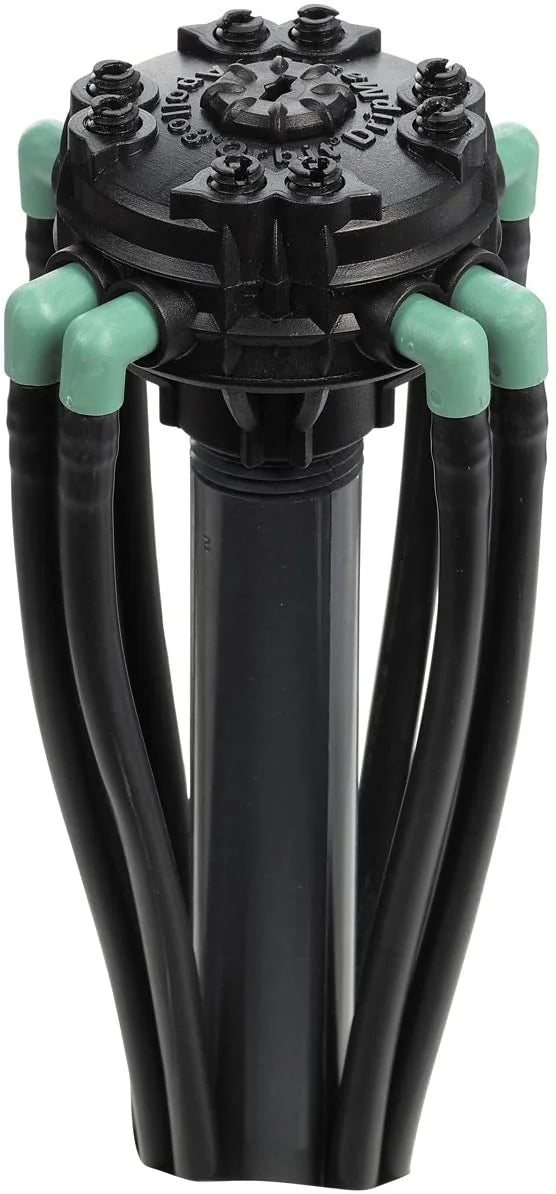 Adjustable Flow 8-Port Drip Manifold for 1/4" Micro Irrigation Tube S5853