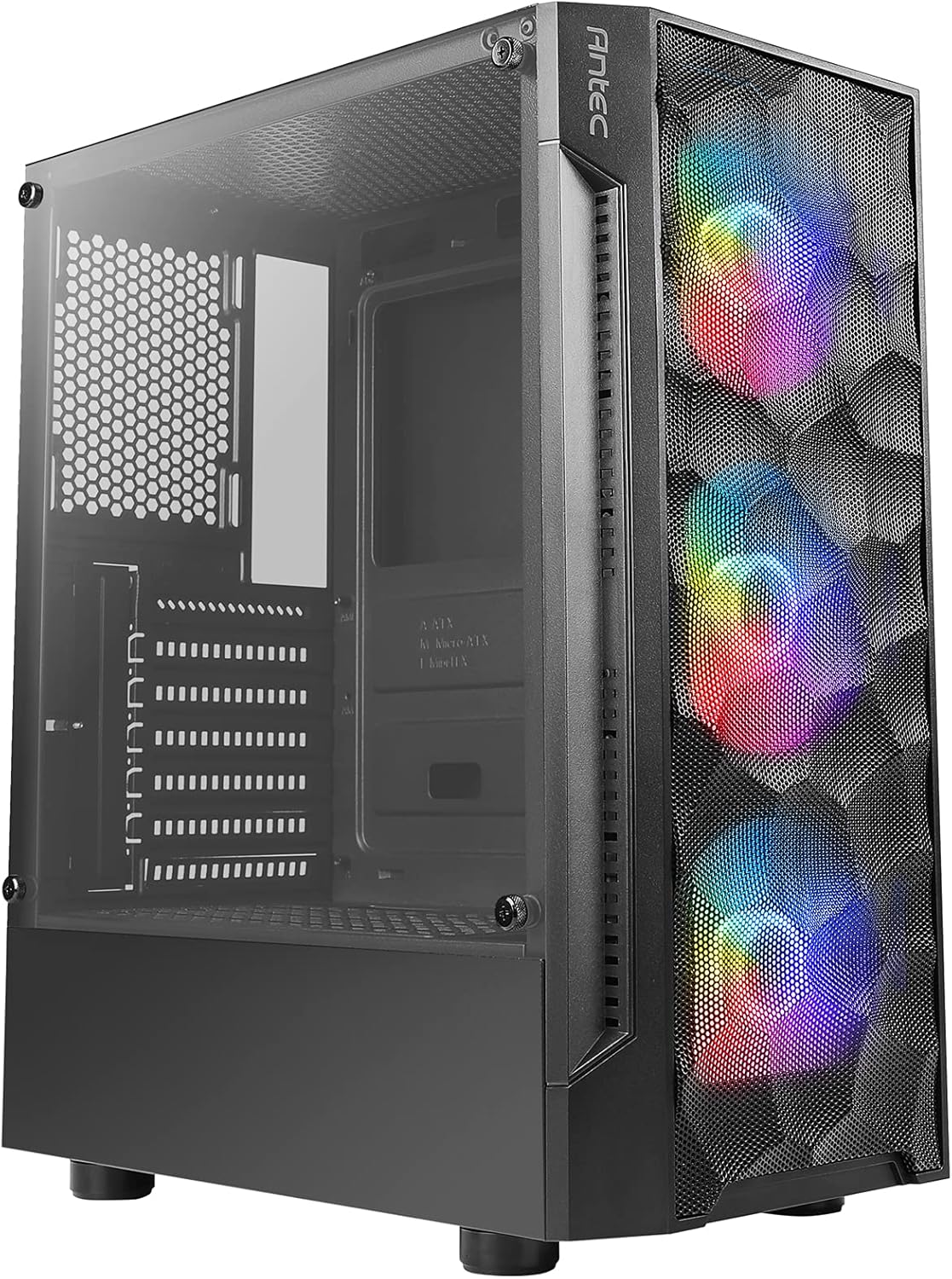 Mid-Tower ATX Gaming Case with Tempered Glass Side Panel C66230