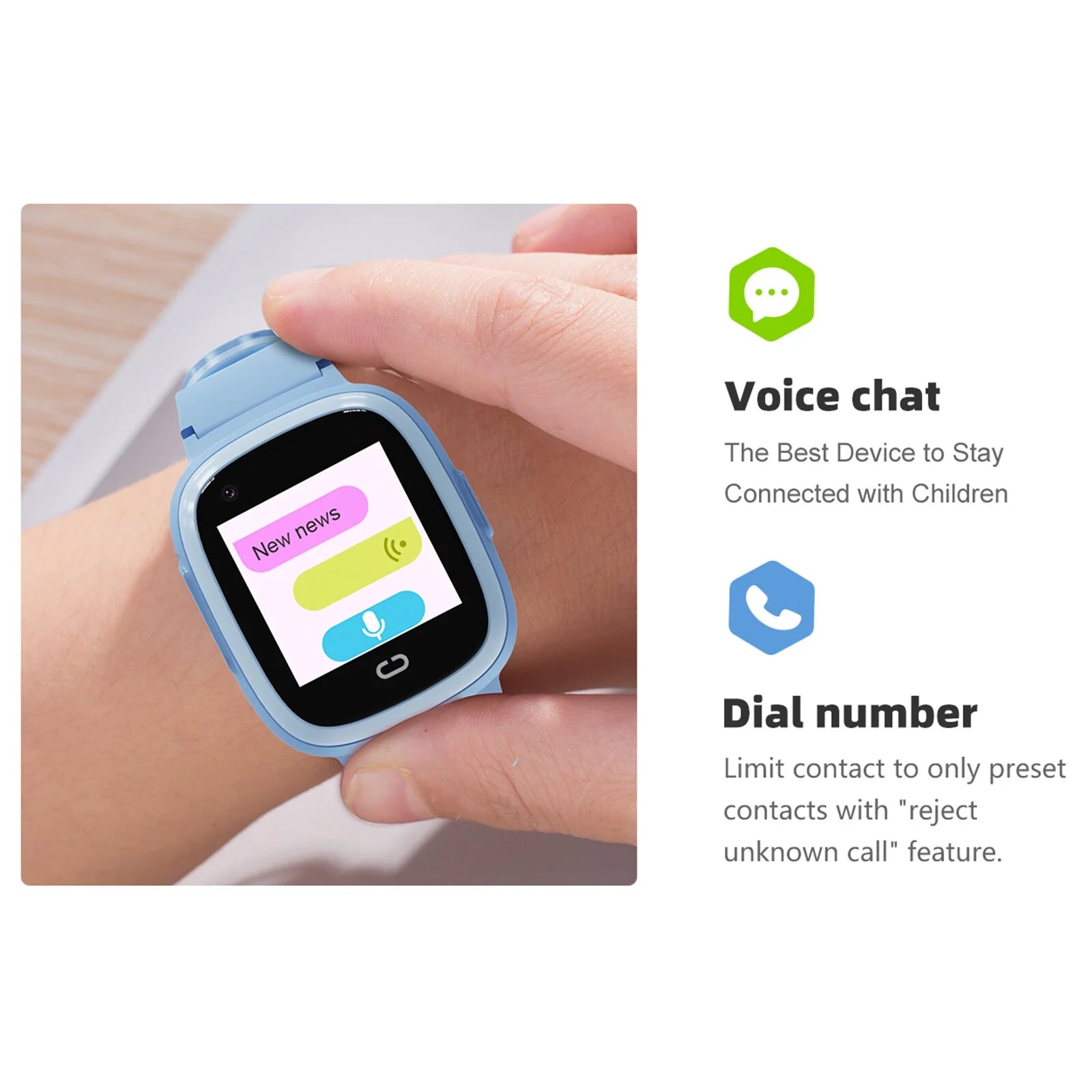 4G Smartwatch with SIM Slot, IP67 Waterproof D14703