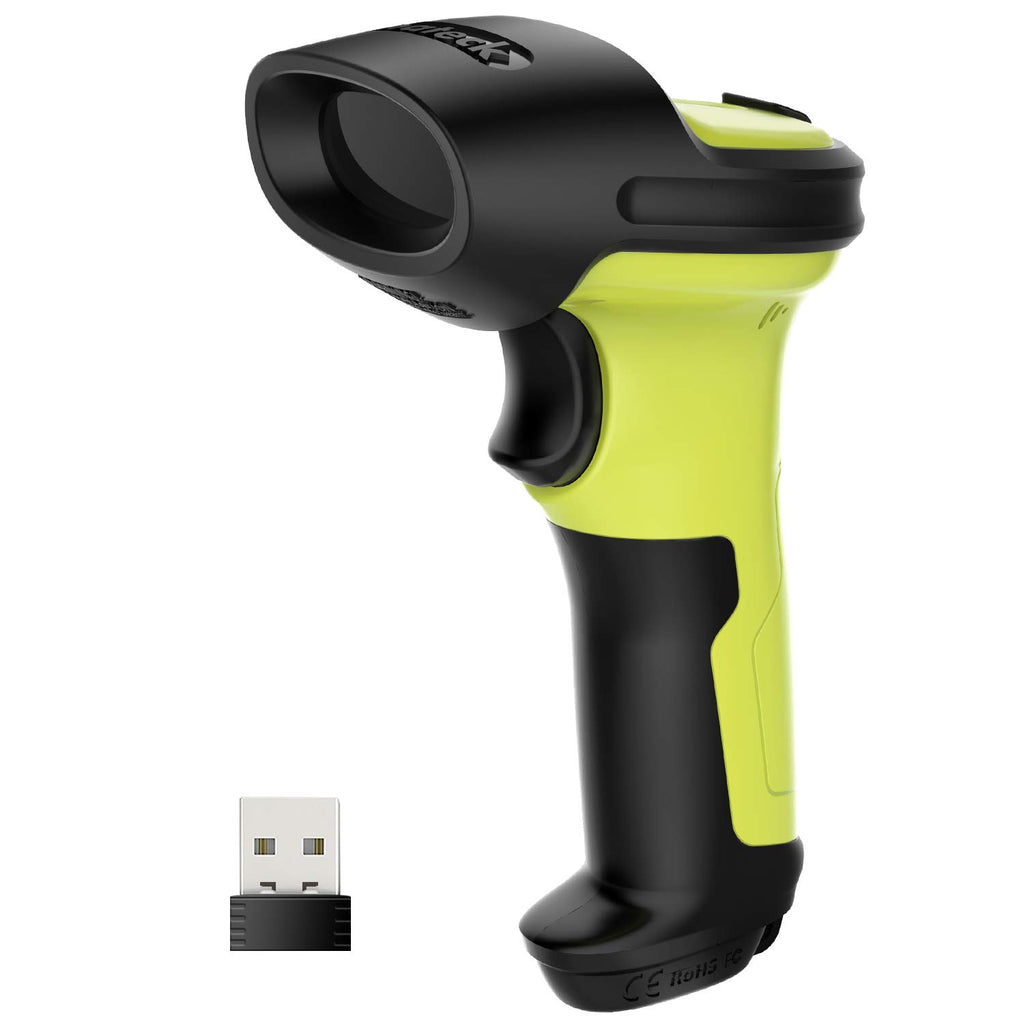 Wireless Barcode Scanner, 2600mAh Battery, 35M Range, Pack of 2 B782