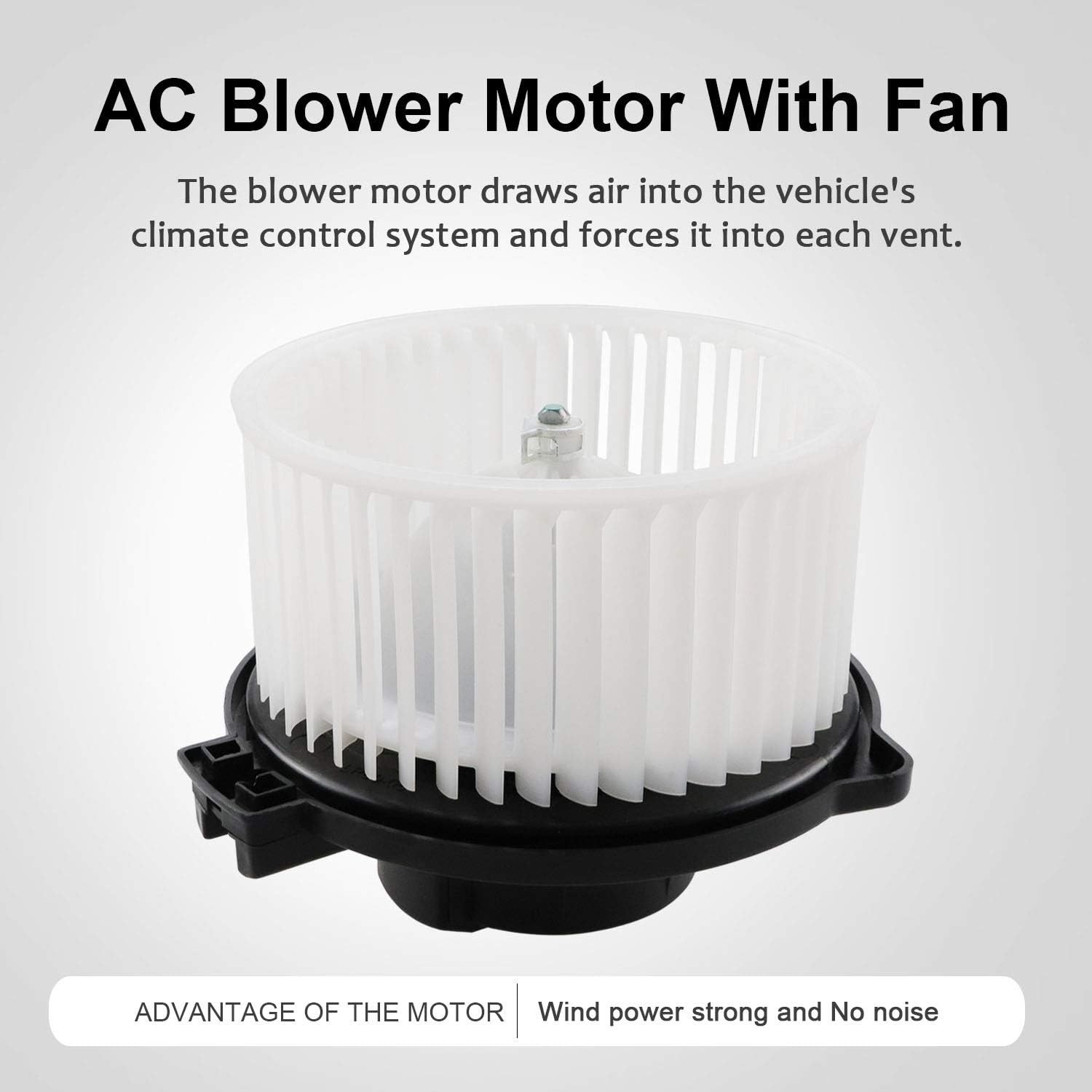 HVAC Blower Motor Fan Assembly with Fan Cage Pack of 2 E45442
