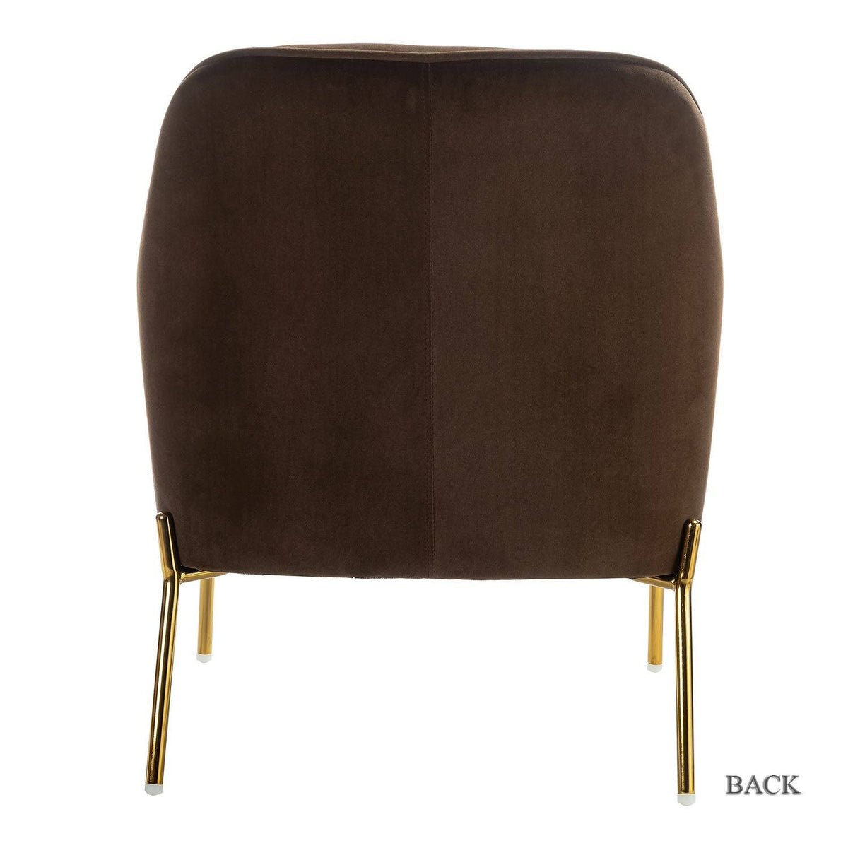 Teal Accent Chair with Gold Legs, Set of 2 C42483