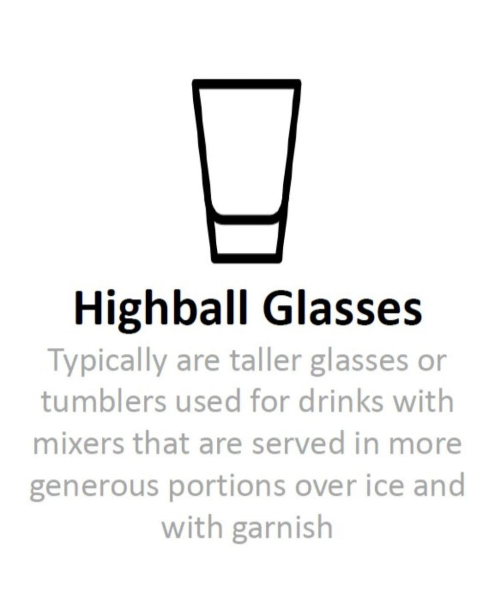 Set of 4 Highball Glasses Q917
