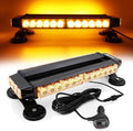 White Red 26 54 LED Roof Top Double Side Emergency Strobe Light Bar with Magnetic Base C229329